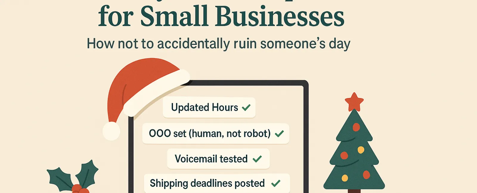 Holiday Tech Etiquette For Small Businesses (Or: How Not To Accidentally Ruin Someone’s Day)