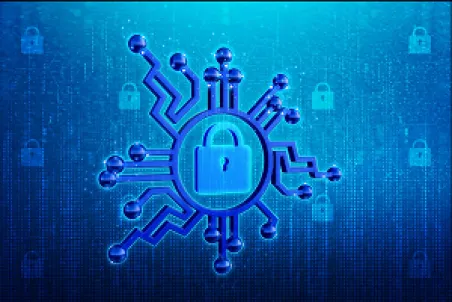 Hacker at a keyboard, representing VoIP system attacks
